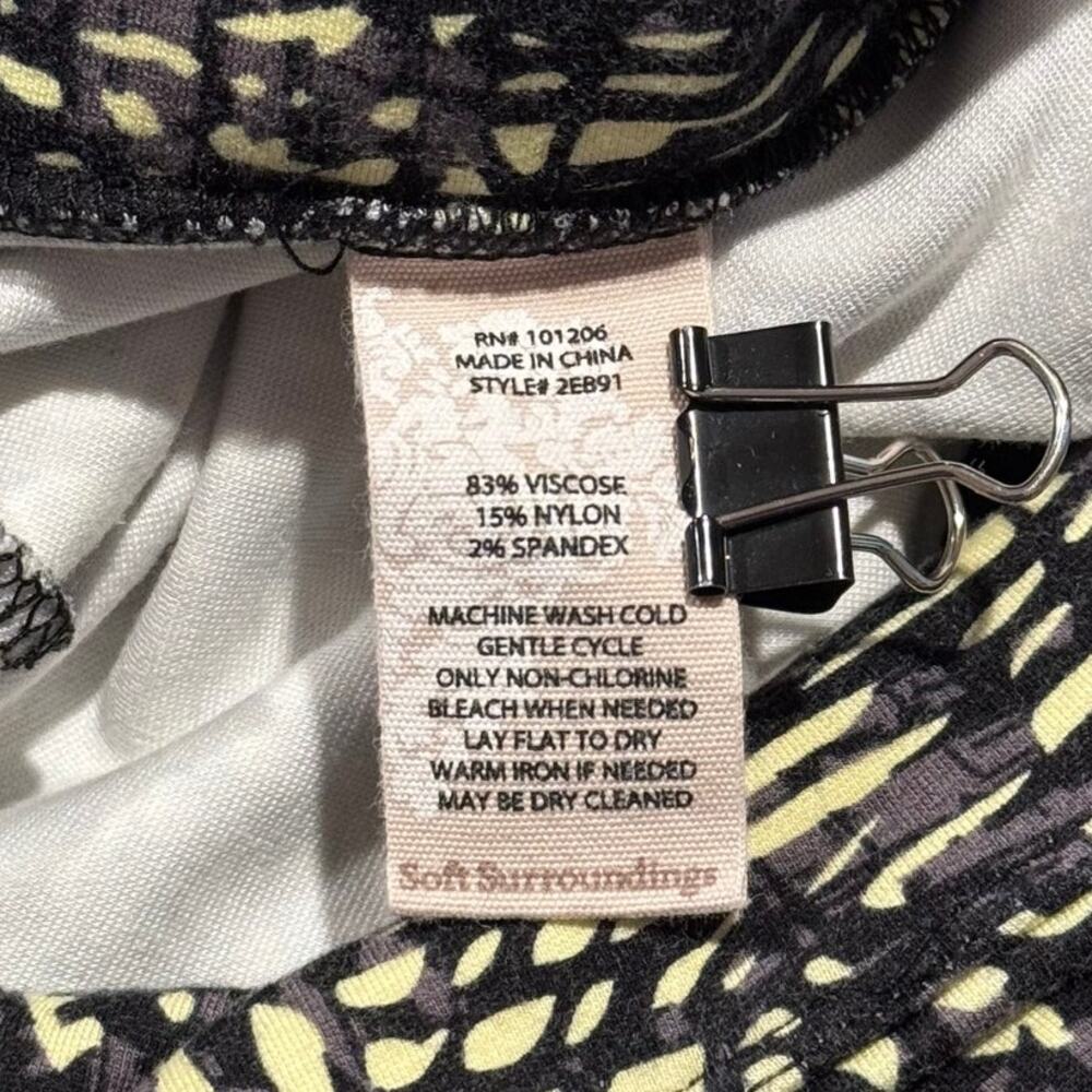 Soft Surroundings Leggings Pull On Academia Athleisure Cottage Minimalist Small - Picture 3 of 4